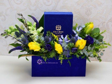Chic Royal Blue Parfum Box